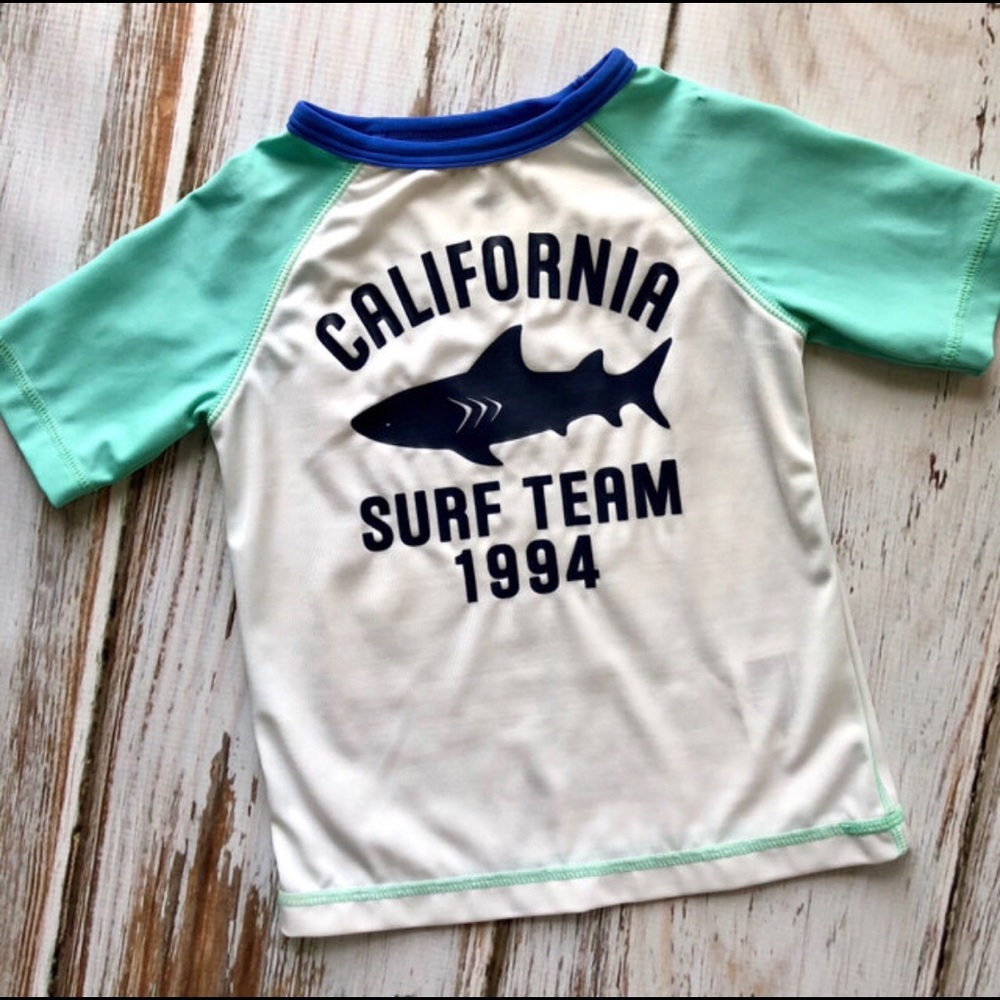 🐳 Shark Swim Top Rash Guard 18-24 mos
